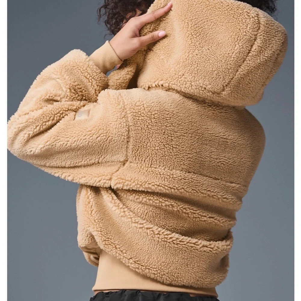 ALO Yoga Tan Teddy Jacket